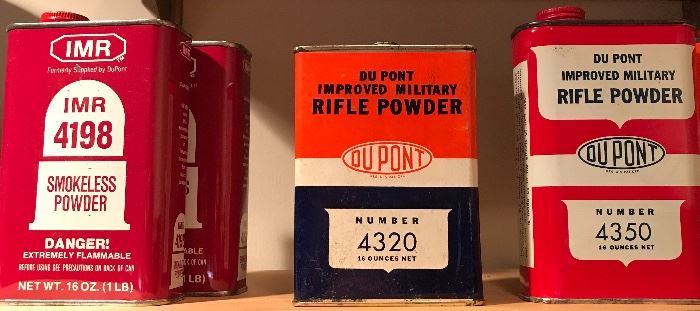 Various gun powder