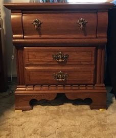Oak night stand