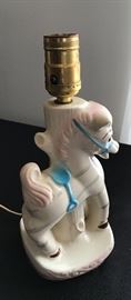 Vintage pony lamp