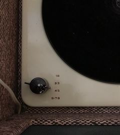 Alternate view of record player