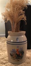 Vintage three gallon butter churn (without lid)