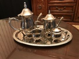 Small Silverplate tea set
