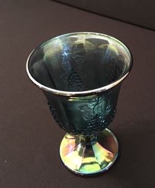 Alternate view of Carnival glass