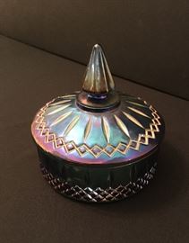 Alternate view of Carnival glass