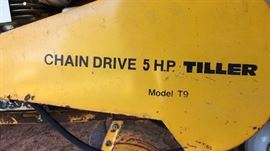 Vintage Chain Drive Tiller