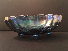 Alternate view of Carnival glass