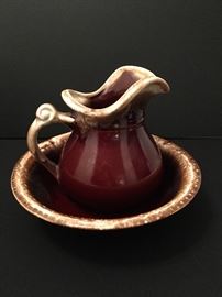 McCoy pitcher and bowl