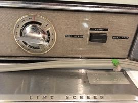 Close-up view of dryer