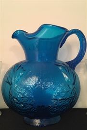 Cobalt Pineapple pitcher