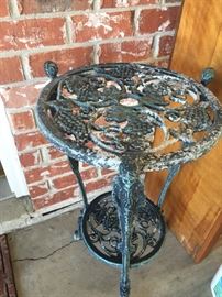 Several Iron Plant Stands and Iron Hanging Baskets
