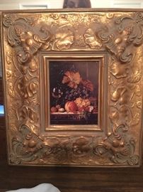 Beautifully Framed Still Life &
Several Pieces of Artwork thruout Home