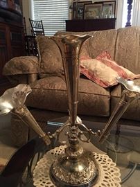 Victorian Silver Plated Epergne
(Antique English Silver)