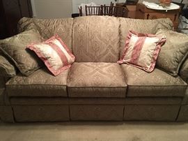 Brand New Damask LazyBoy Sofa with Four Pillows (Never Used)
Unwrapped on Location