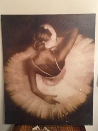 Ballerina on Canvas