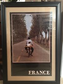 Beautifully Framed and Matted Print
âFranceâ