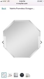 Large Octagon Vanity Mirror
(36â)