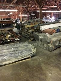 Pallets and pallets of fabric!
