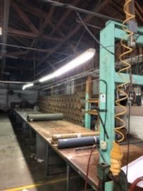 Cutting tables available in any length you choose!  Each section comes in 4' increments.  Make your own desired length!  We have hundreds of feet of tables!