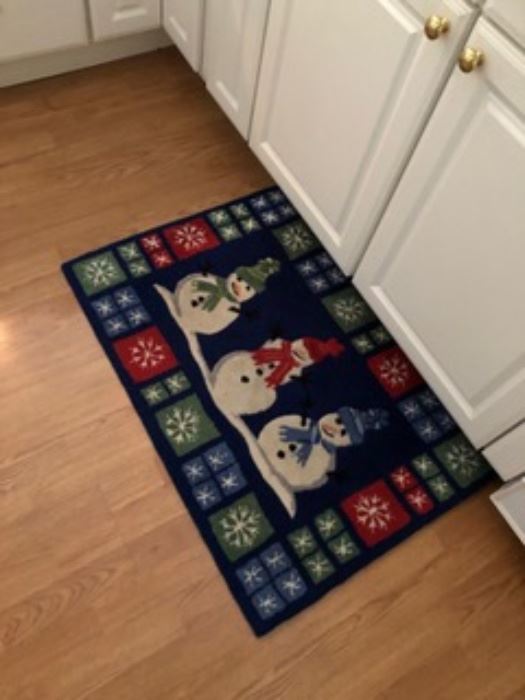 Snowman rug