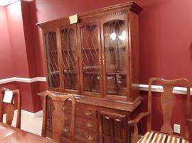 China Hutch and Dining Set