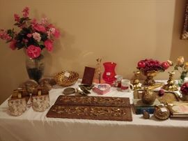 Wall sconces and decorative items