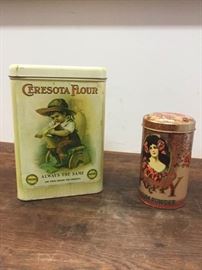 2 Decorative Tins
