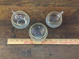 3 Piece Set of Decorative Glassware