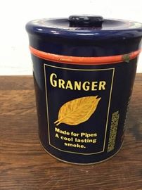 Granger Pipe Tobacco Can