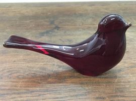 Handblown Glass Bird