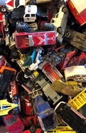 Assorted Vintage Toy Cars/Trucks