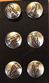 Sterling Button Covers