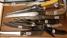 Assorted Bone Handled Knives