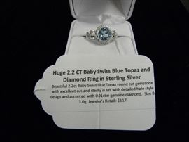 New Platinum over Sterling Silver Jewelry