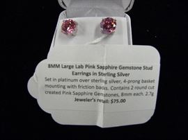 New Platinum over Sterling Silver Jewelry