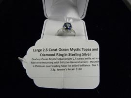 New Platinum over Sterling Silver Jewelry