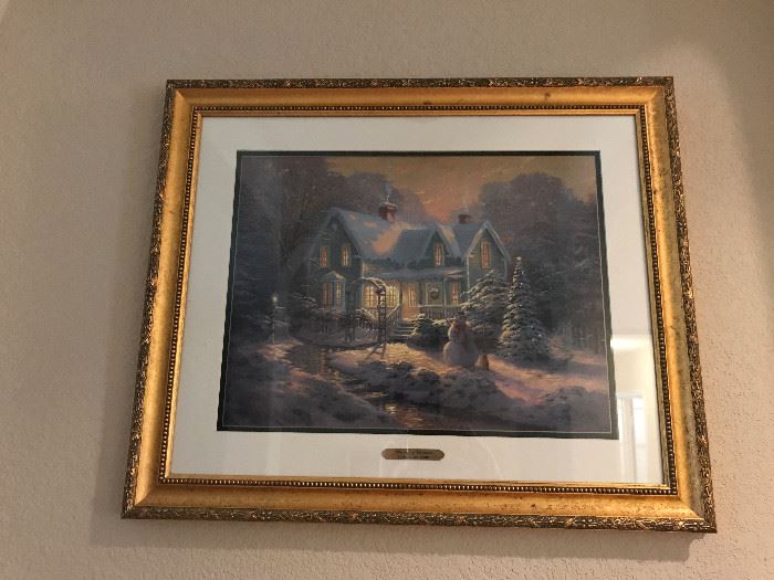 Thomas Kinkade. "Blessings of Christmas"