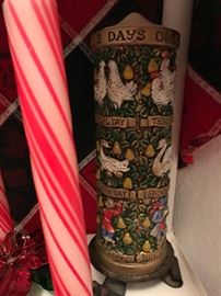 Lenox Candle. 12 Days of Christmas