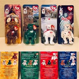 1999 Ty McDONALDS Mini Beanie Baby International Bears (Complete Set of 4) Retired. Set of 4 @ $20. We have 5 sets of 4.