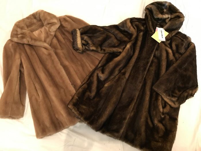 Men's coats and jackets, plus women's faux fur coats. Sizes XL - XXXXL