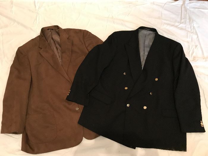 Men's coats and jackets, plus women's faux fur coats. Sizes XL - XXXXL