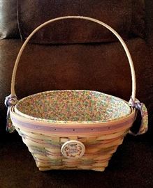 LONGABERGER LARGE EASTER BASKET, 2000 CENTURY CELEBRATION. $30