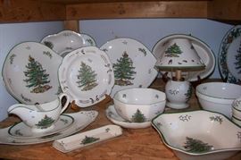 Spode Christmas china - serving pieces