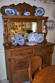 Beautiful antique oak sideboard