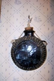 Handmade pottery flask