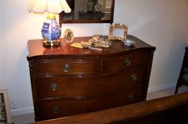 Mahogany dresser with mirror