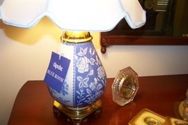One of a pair of Spode lamps
