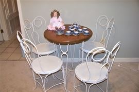 Bistro table and chairs