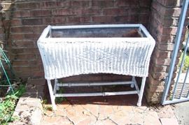 Early wicker plant stand