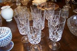 Gorham crystal goblets