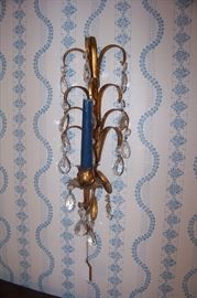 One of a pair of Italian sconces